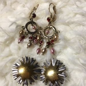 Vintage Monet Earring Set